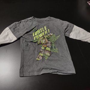Boys Size 5 Long Sleeve Tee Raphael TMNT